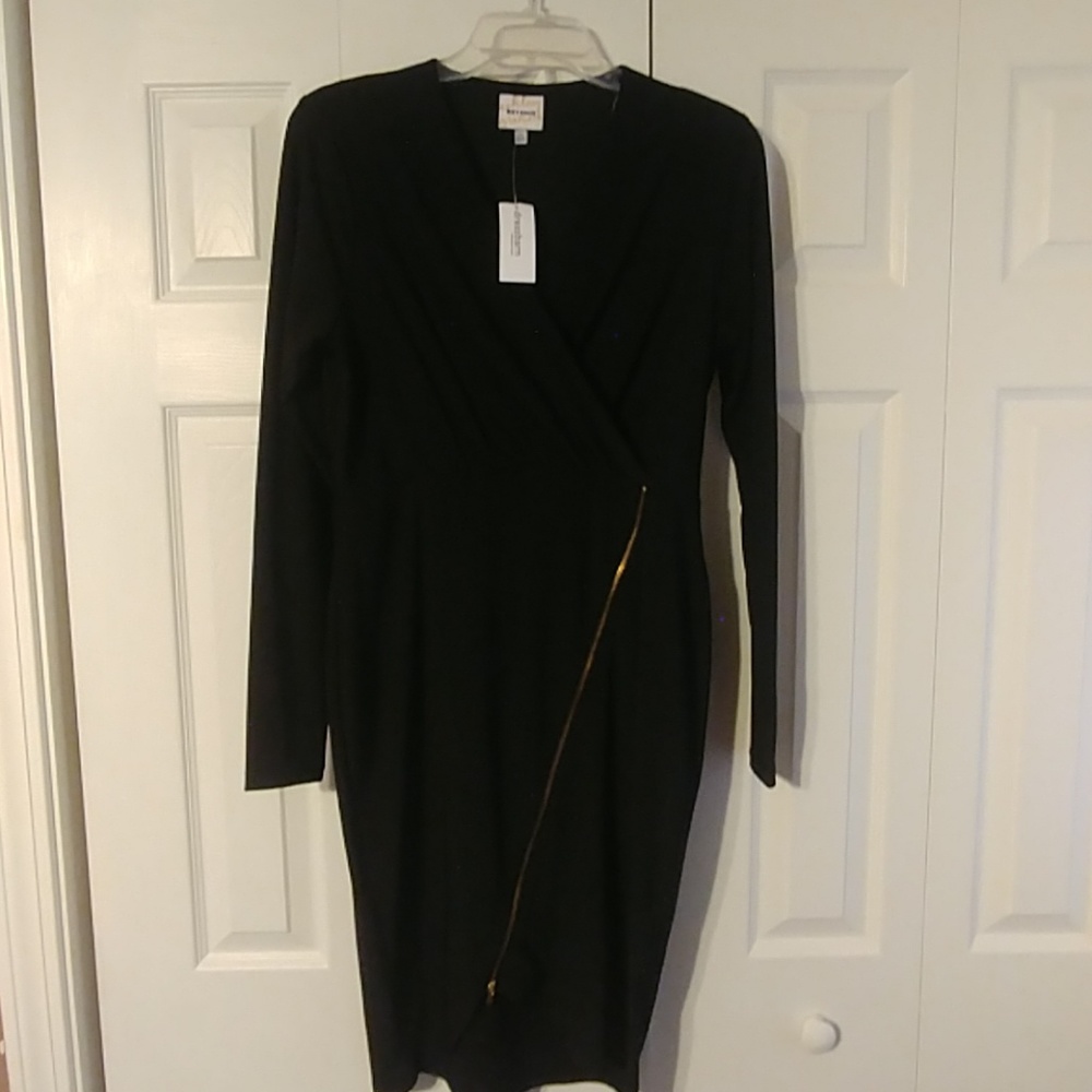 Long sleeve fitted dress sz.10